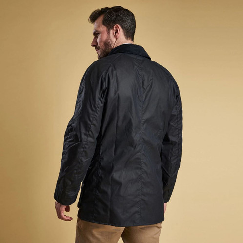 Barbour Mens Bristol Wax Jacket Rear
