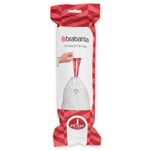 Code J 20-25L Brabantia Bin Liners PerfectFit Bin Bags