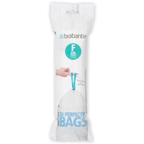 20L F Turquoise Brabantia Bin Liners PerfectFit Bin Bags