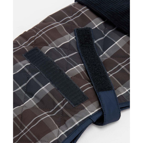 Midnight Oak Barbour Tartan Dog Coat Adjuster