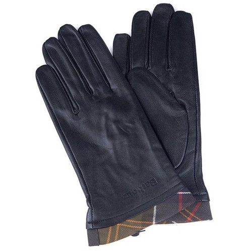 Barbour Ladies Tartan Trimmed leather Gloves