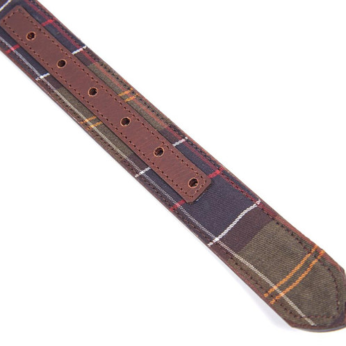 Brown/Classic Barbour Tartan Reversible Belt Strap