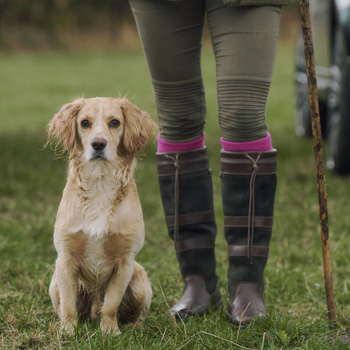 Dubarry Galway Boots Lifestyle with dog