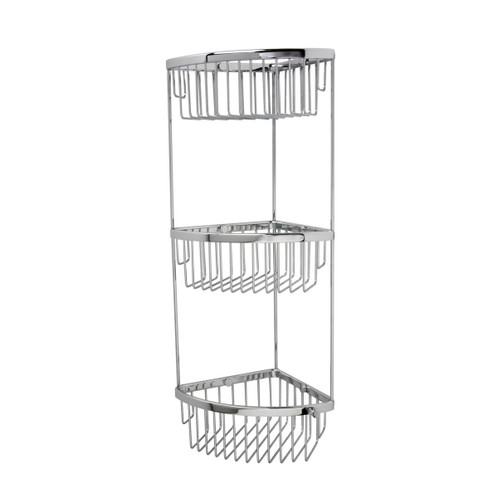 Miller Two Tier Classic Corner Basket With Hook
