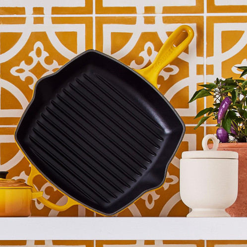 Le Creuset 26cm Cast Iron Square Grillit Nectar