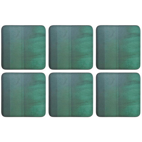 Denby Colours Green Set Of 6 Coasters