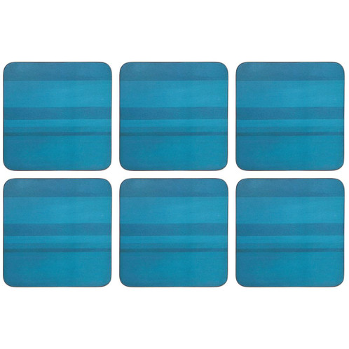 Denby Colours Turquoise Set Of 6 Coasters