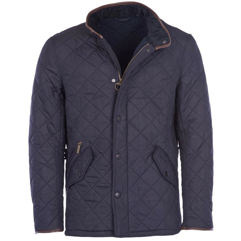 Navy Barbour Mens Powell Quilted Jacket