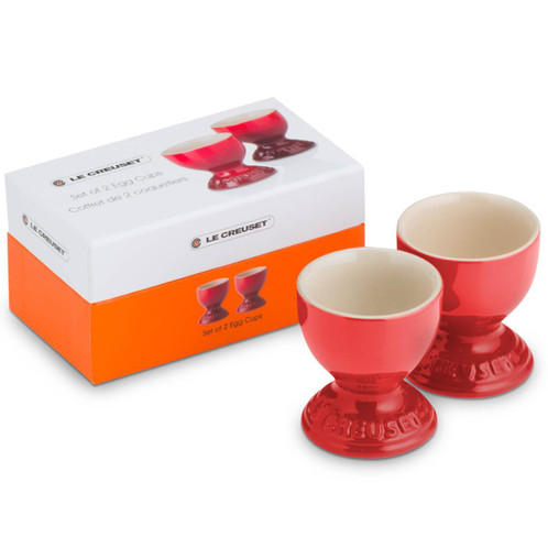 Cerise Le Creuset Stoneware Set Of 2 Egg Cups