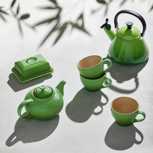 Le Creuset Stoneware Classic Teapot Bamboo Green