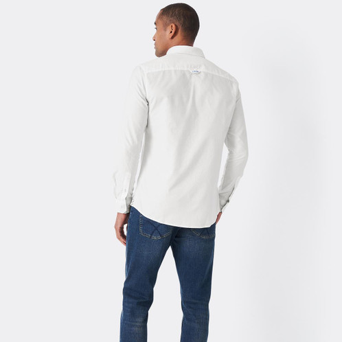 White Crew Clothing Mens Slim Oxford Shirt