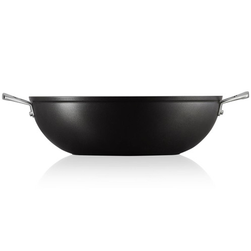 Le Creuset Toughened Non-Stick 32cm Wok Side