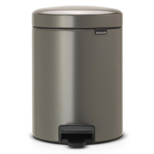 Platinum Brabantia newIcon Pedal Bin 5 Litre Plastic Bucket