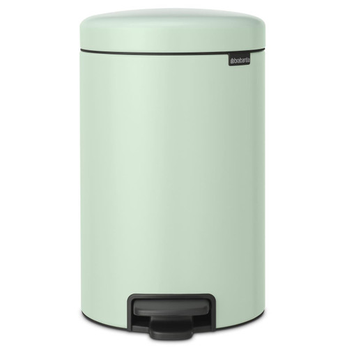 Jade Green Brabantia newIcon Pedal Bin 12 Litre Plastic Bucket