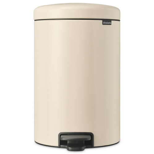 Soft Beige Brabantia newIcon Pedal Bin 20 Litre Plastic Bucket