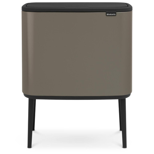 Mineral Concrete Grey Brabantia Bo Touch Bin 36 Litre