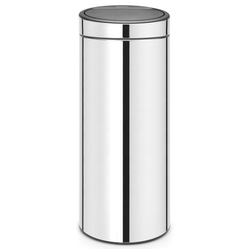 Brilliant Steel Brabantia Touch Bin New 30 Litre