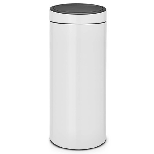 White Brabantia Touch Bin New 30 Litre