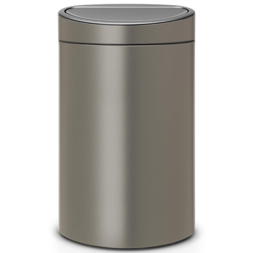 Platinum Brabantia Touch Bin Recycle 10+23 Litre