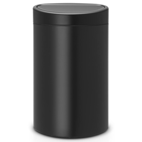 Matt Black Brabantia Touch Bin 40 Litre