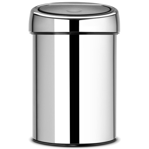 Brilliant Steel Brabantia Touch Bin 3 Litre