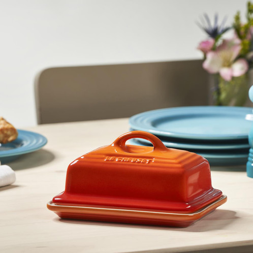 Le Creuset Stoneware Butter Dish Volcanic