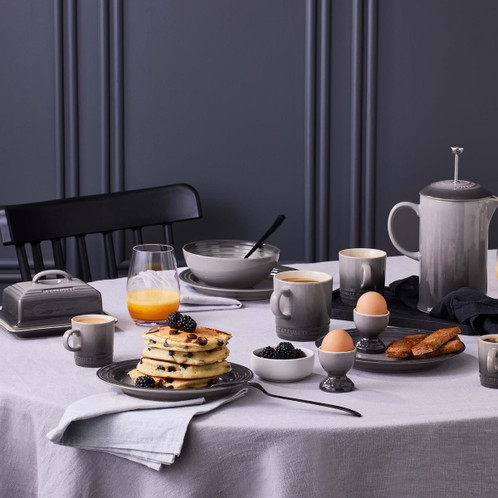 Le Creuset Stoneware Butter Dish Flint