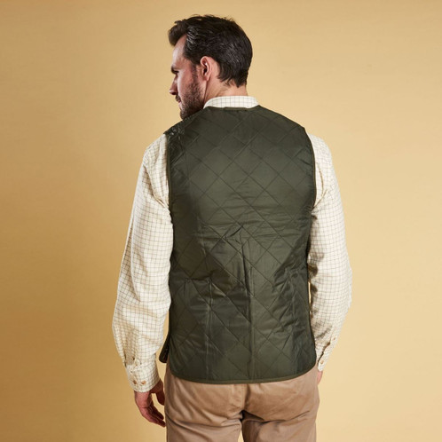 Barbour Mens Quilted Waistcoat Zip-In Liner