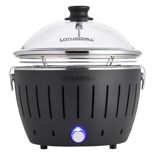 Glass Hood on Grill