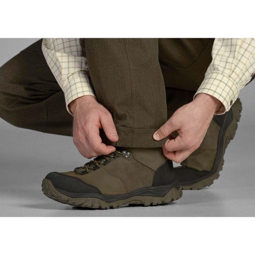 Shaded Olive Seeland Woodcock Advanced Trousers Cuff Detail