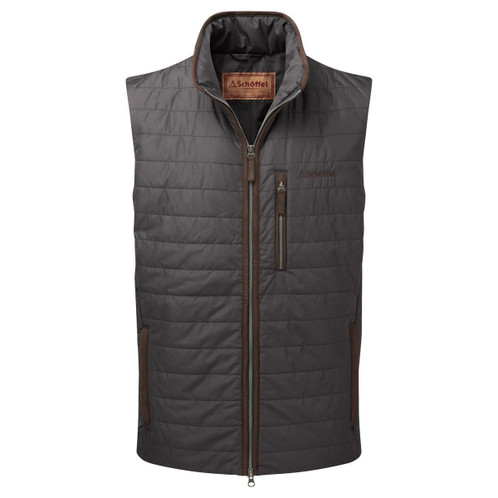 Charcoal Schoffel Mens Brora Gilet