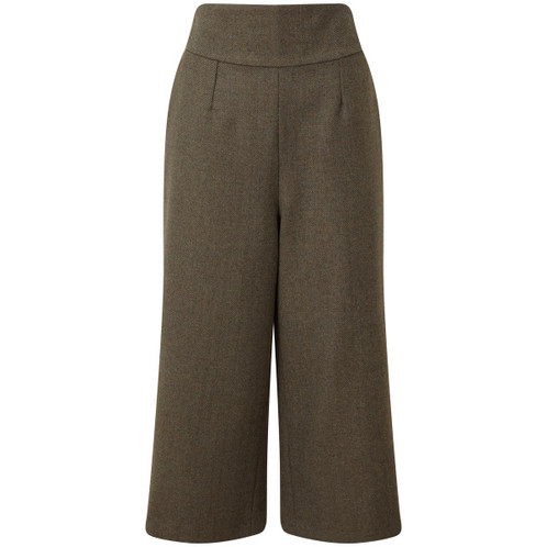 Loden Green Herringbone Tweed