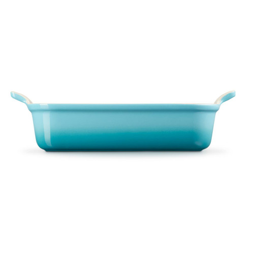 Le Creuset 26cm Stoneware Heritage Rectangular Dish Teal