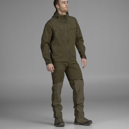 Pine Green Seeland Hawker Jacket On Model