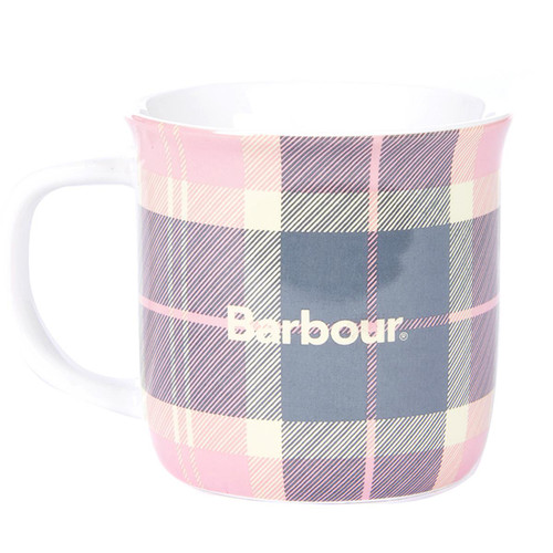 Pink/Grey Barbour Tartan Mug