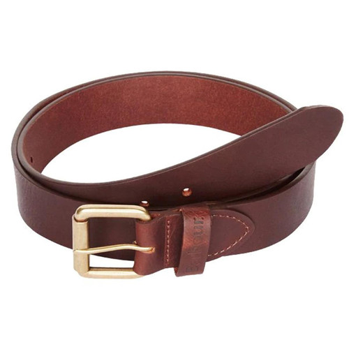 Brown Barbour Matt Leather Belt