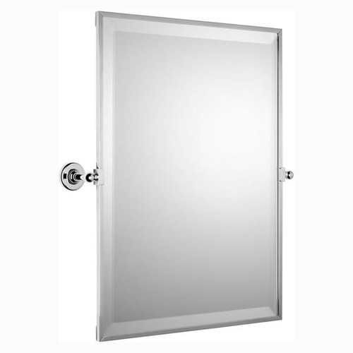 Chrome Plated Samuel Heath Antique Framed Verticle Mirror N4343