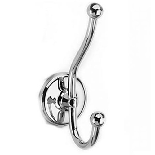 Chrome Plated Samuel Heath Novis Double Robe Hook N1039