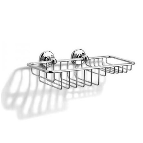 Chrome Plated Samuel Heath Novis Soap & Sponge Basket N1026-W