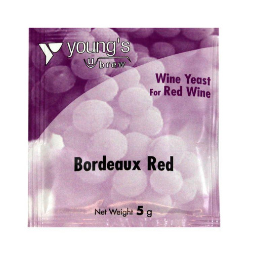Youngs 5g Bordeaux Red Wine Yeast Sachet
