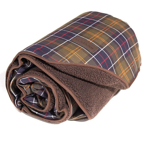 Barbour Dog Blanket Rolled Up