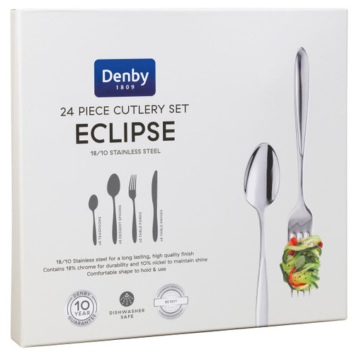 Denby Eclipse 24 Piece Cutlery Set Denby Eclipse 24 Piece Cutlery Set