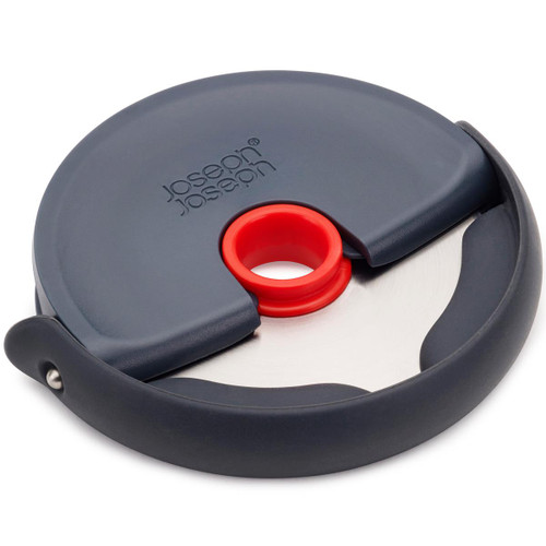 Grey/Red Joseph Joseph Disc Easy-clean Pizza Wheel