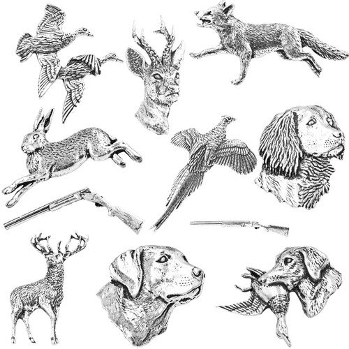 Bisley Pewter Pin Badge