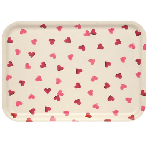 Emma Bridgewater Pink Hearts Rectangular Birch Tray