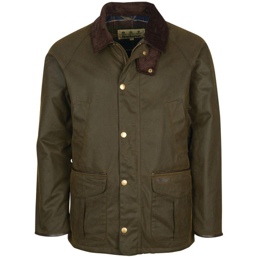 Olive Barbour Mens Stratford Wax Jacket