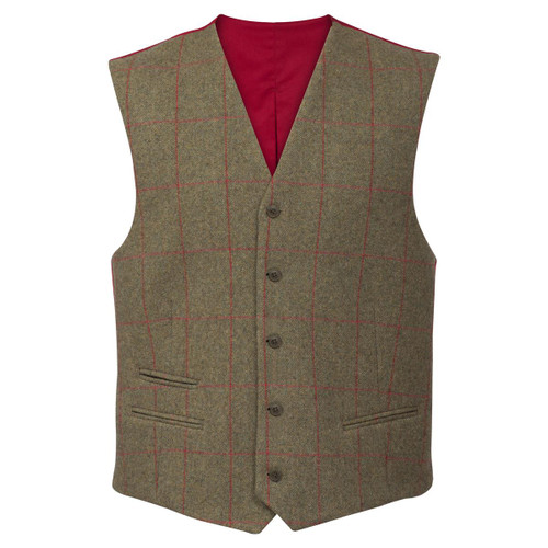 Sage Alan Paine Mens Combrook Lined Back Waistcoat