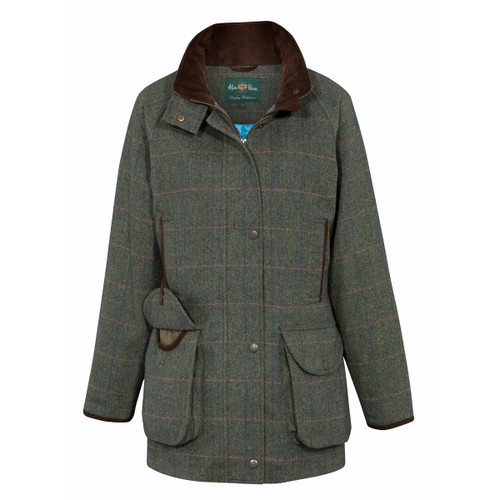 Alan Paine Mens Combrook Waterproof Tweed Coat