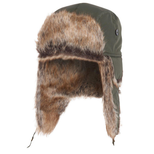 Olive Barbour Mens Cleadon Trapper Hat