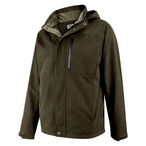 Dark Green Hoggs Of Fife Mens Struther Zip Through Jacket